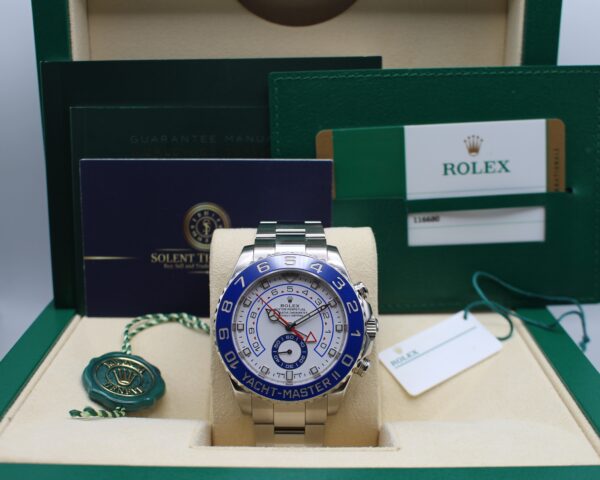 Rolex Yacht-Master II in its box with all original accessories making a full set