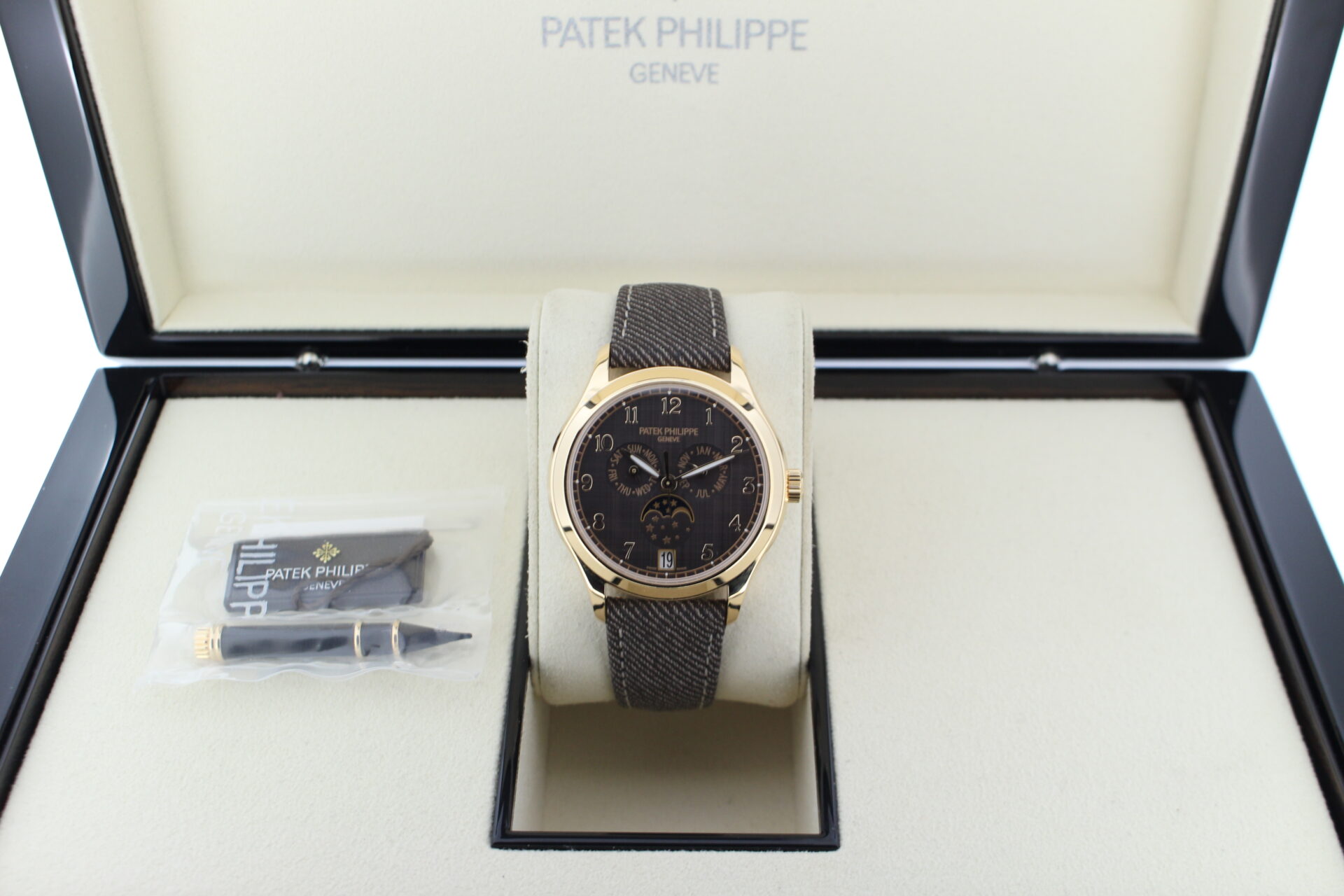 Patek Philippe Complications 4946R-001 in it's box with swing tag and swing tag