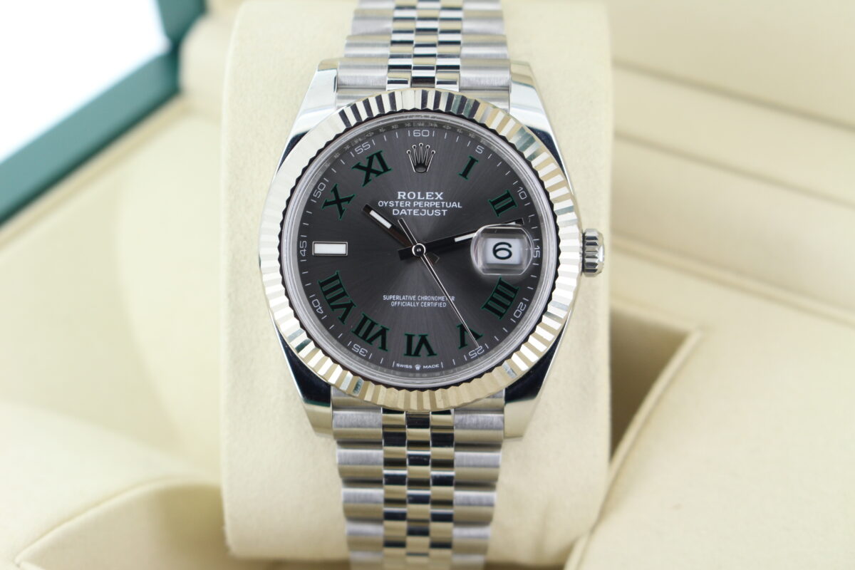 Rolex Datejust 41 Wimbledon 126334 turned