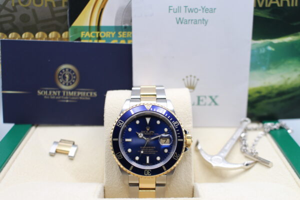 Rolex Submariner Bluesy in box with accessories