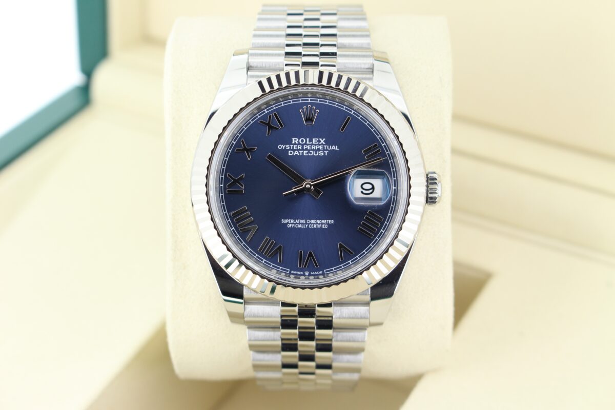 Rolex Datejust 41 Azzuro 126334 turned