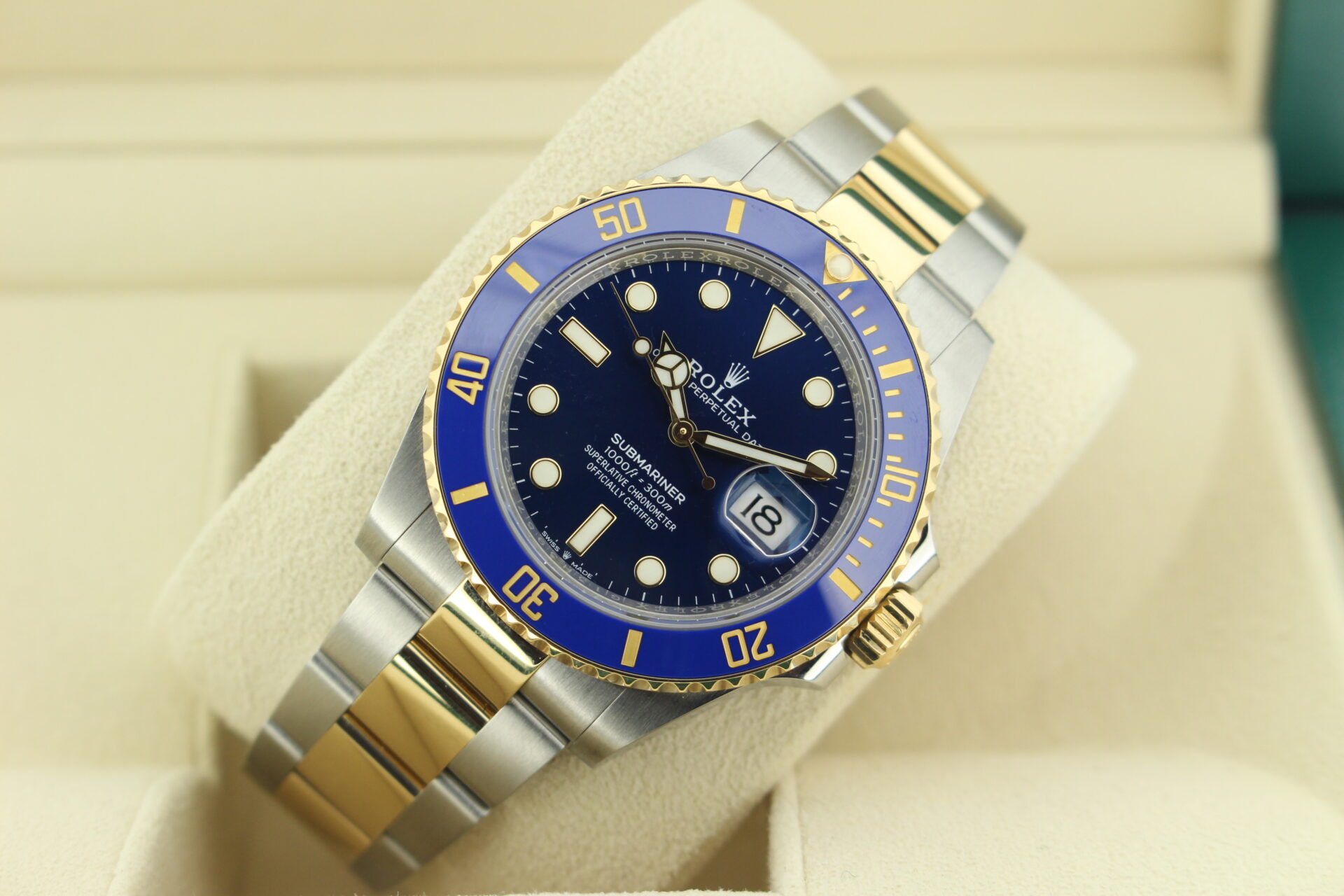 Rolex Submariner Bluesy 41mm 126613LB tilted