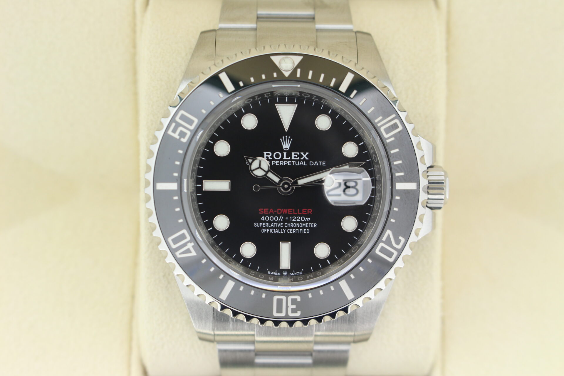 Rolex Sea-Dweller 50th Anniversary 126600 watch face