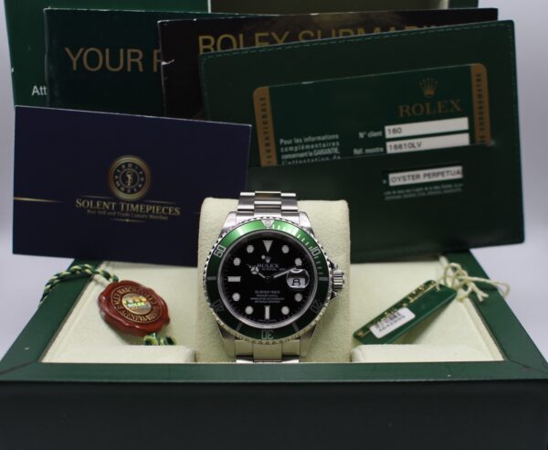 Rolex Submariner Kermit in it's box with full set