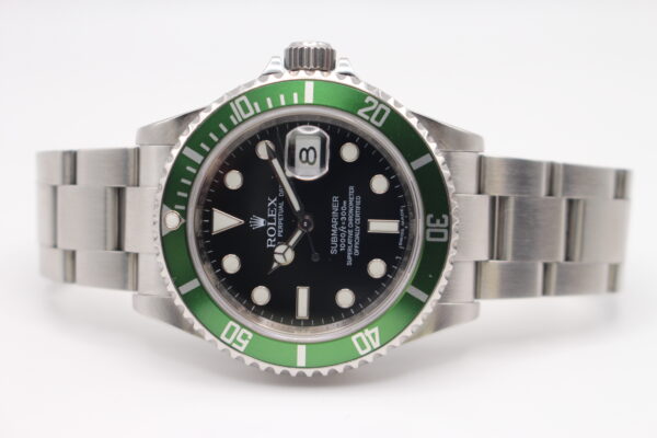 Rolex Submariner Kermit with white background