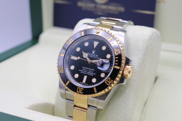 Rolex Submariner Bi-metal facing left