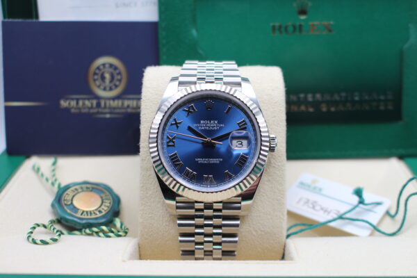 Rolex Datejust 41 Azzurro 126334 - Image 4