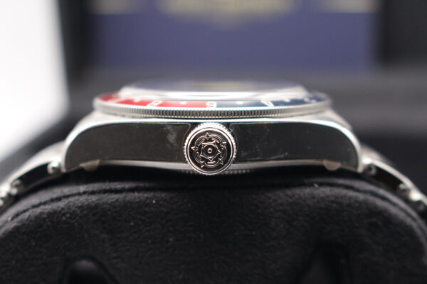 Tudor crown and protective sticker