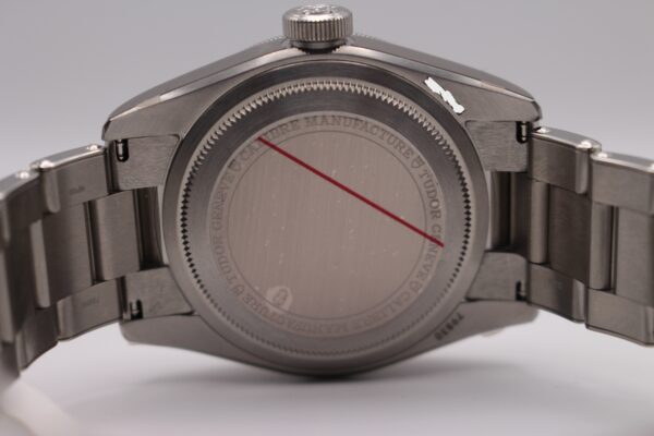 Tudor case back with protective sticker