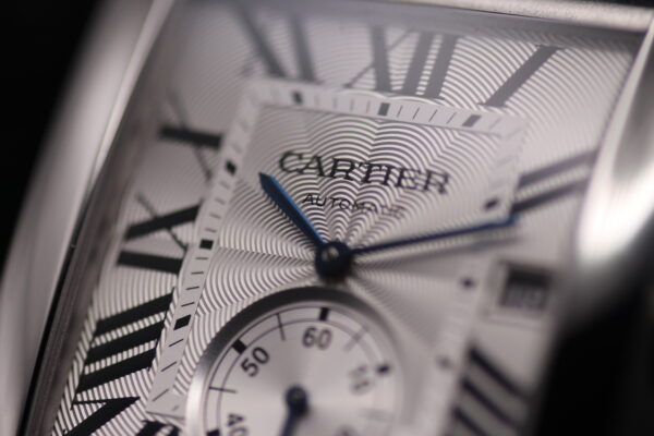 Cartier Tank MC square case with roman numerals