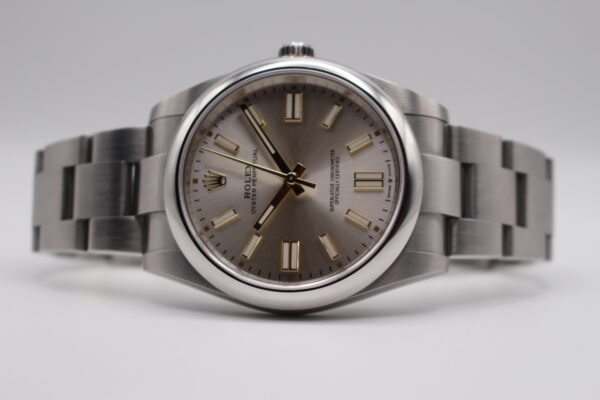 Rolex Oyster Perpetual 41mm on white background