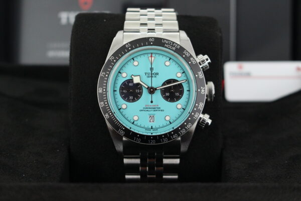 Tudor Black Bay Chrono Flamingo Blue - Image 4
