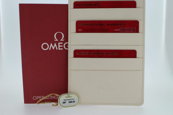 Omega Seasmaster Diver Green 300m booklet and cards
