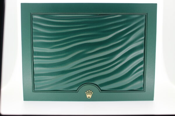 Large Rolex green wave box