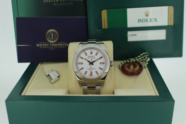 Rolex 116400 in its box with all original accessories making a full set