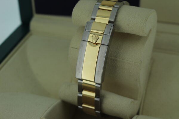 Rolex 18ct yellow gold and stainless steel claps and oyster bracelet