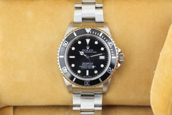 Rolex SD black dial and black aluminium bezel