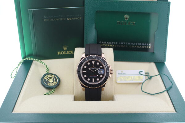 Rolex Yacht-Master 40 Rose Everose Gold in its box with all original accessories making a full set