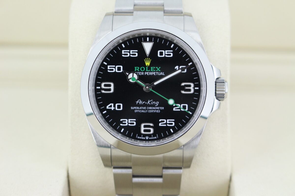 Rolex Air-King 126900 Green seconds hand