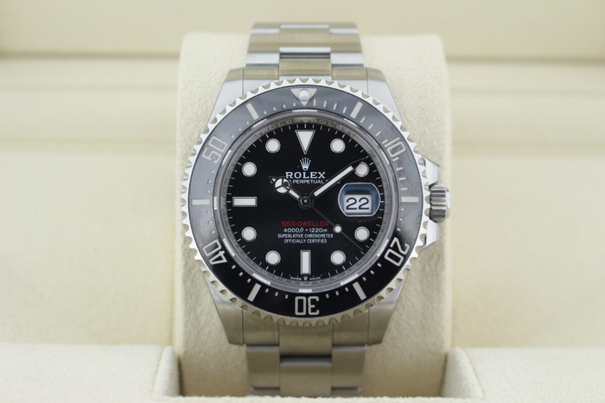 Rolex Sea-Dweller 43mm 50th Anniversary edition with red writing on the dial