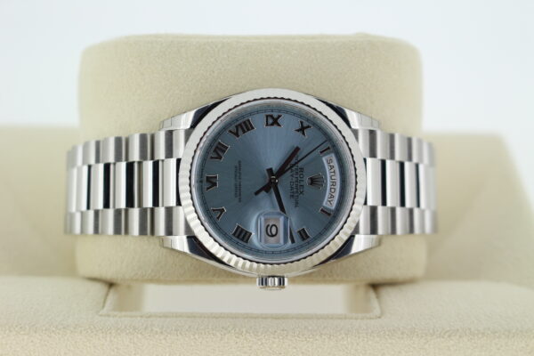 Rolex Day Date 36 Platinum 128236 - Image 8