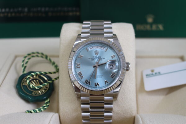 Rolex Day Date 36 Platinum 128236 - Image 2