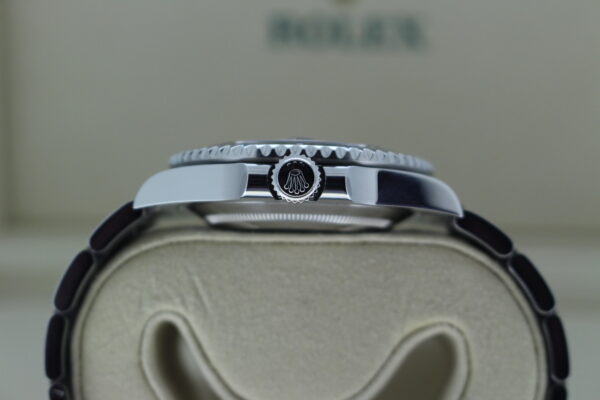 Rolex Crown and case side on a submariner