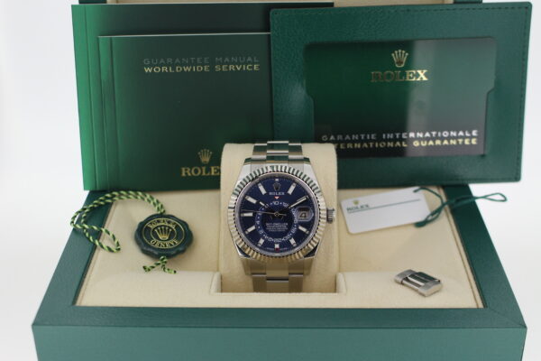 Rolex Sky-Dweller in its box with all original accessories making a full set