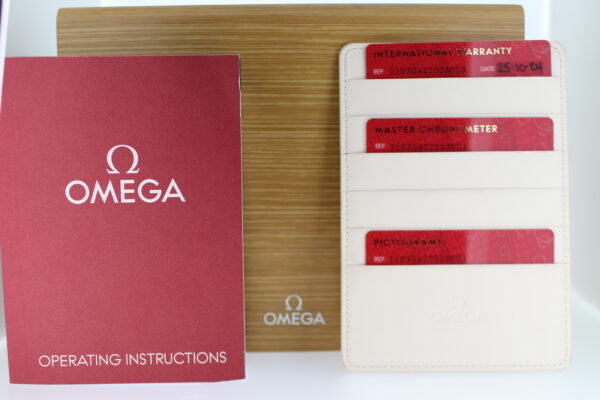 Omega Seamaster box cards and manual