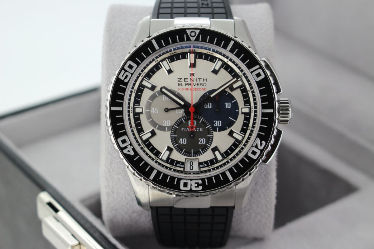 Zenith El Primero Stratos FlyBack Striking 10th Mens Watch