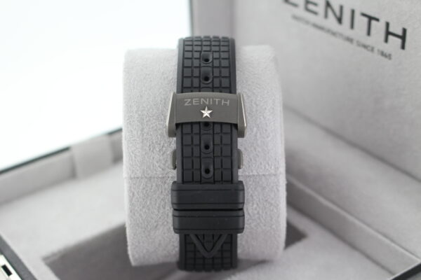 Zenith clasp and rubber strap