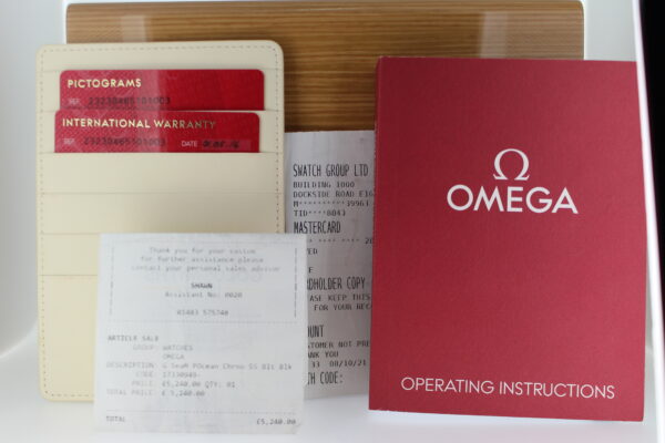 Omega Box and accessories making a full set