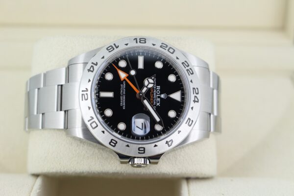 Rolex Explorer II 226570 facing crown down