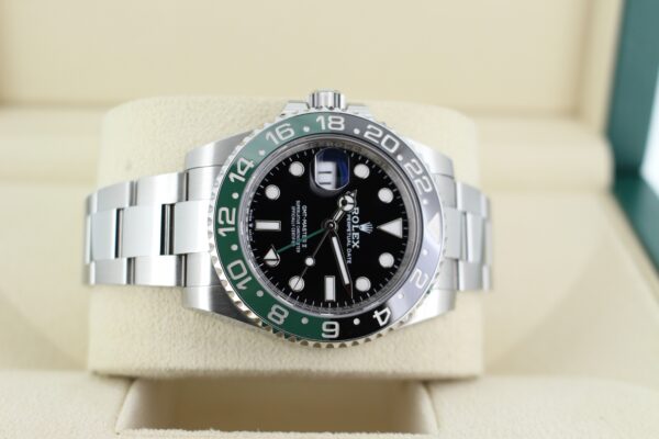 Rolex Green and black bezel watch