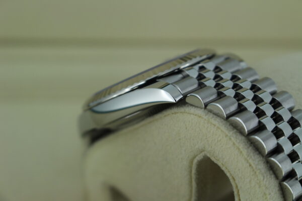 Rolex Datejust Diamond Slate Dial 126334 side view of case
