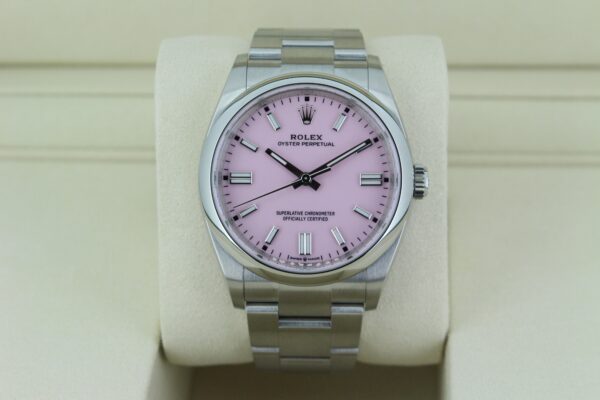 Rolex Oyster Perpetual 36 126000 with pink dial