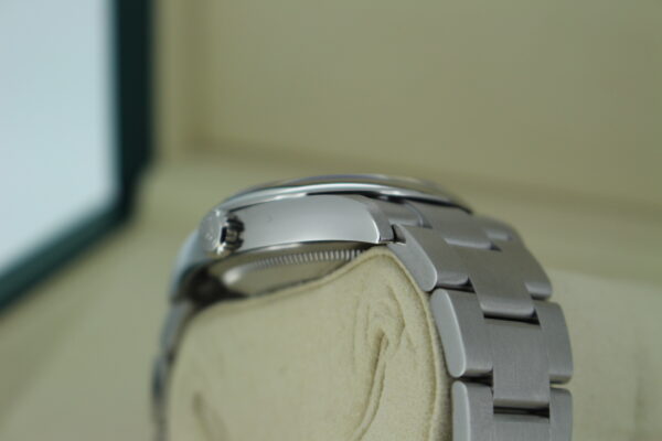 Rolex Oyster Perpetual 36 126000 side view of crown