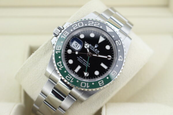 Rolex GMT Master II Sprite 126720VTNR tilted