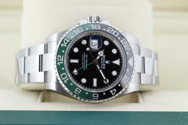 Rolex GMT Master II Sprite 126720VTNR on it's side