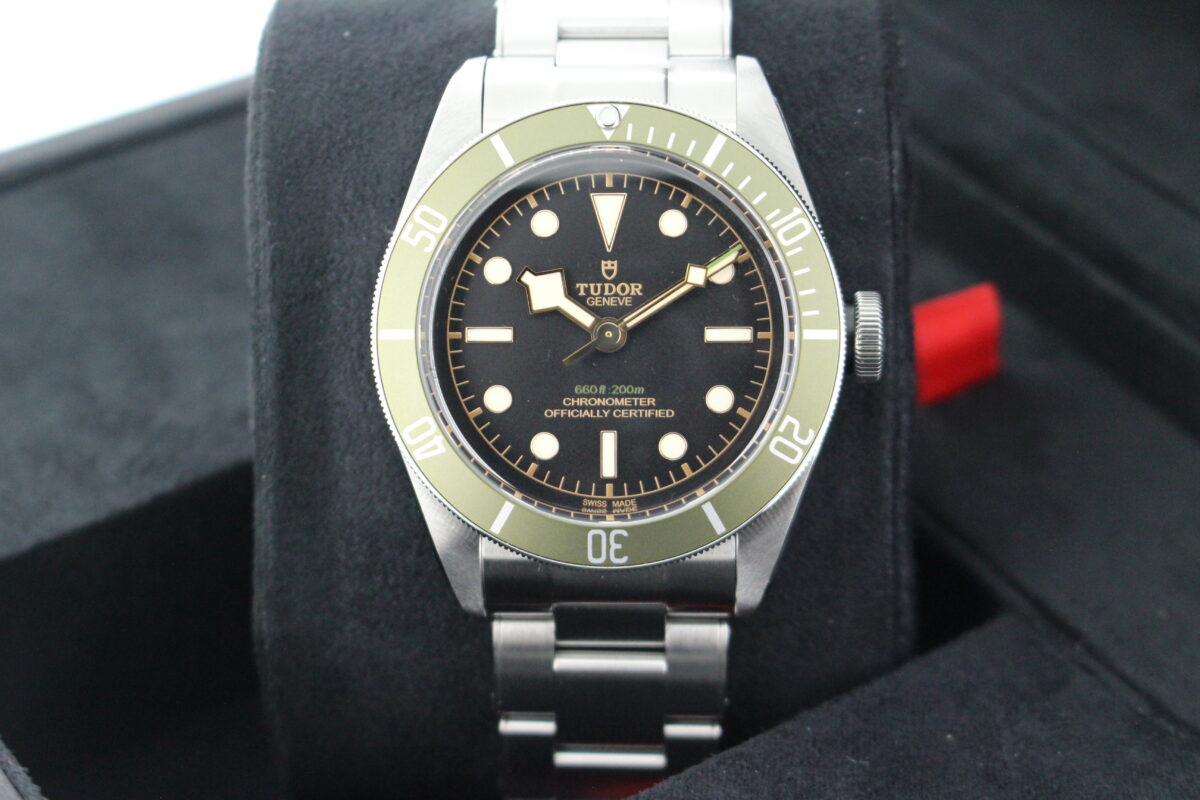 Tudor Black Bay 41 M79230G-0001 at an angle