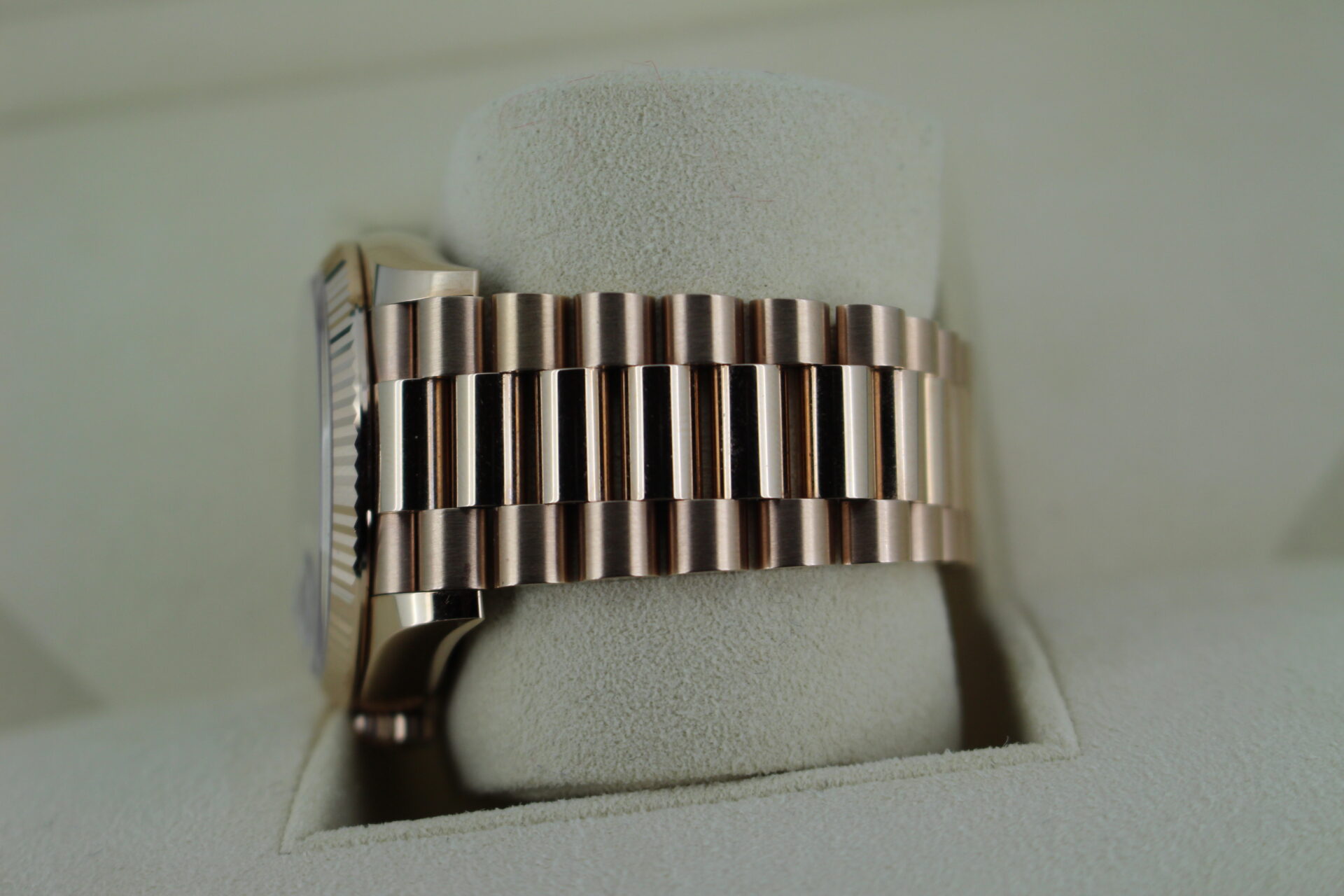 Rolex Day Date Chocolate Dial 128235 presidential bracelet