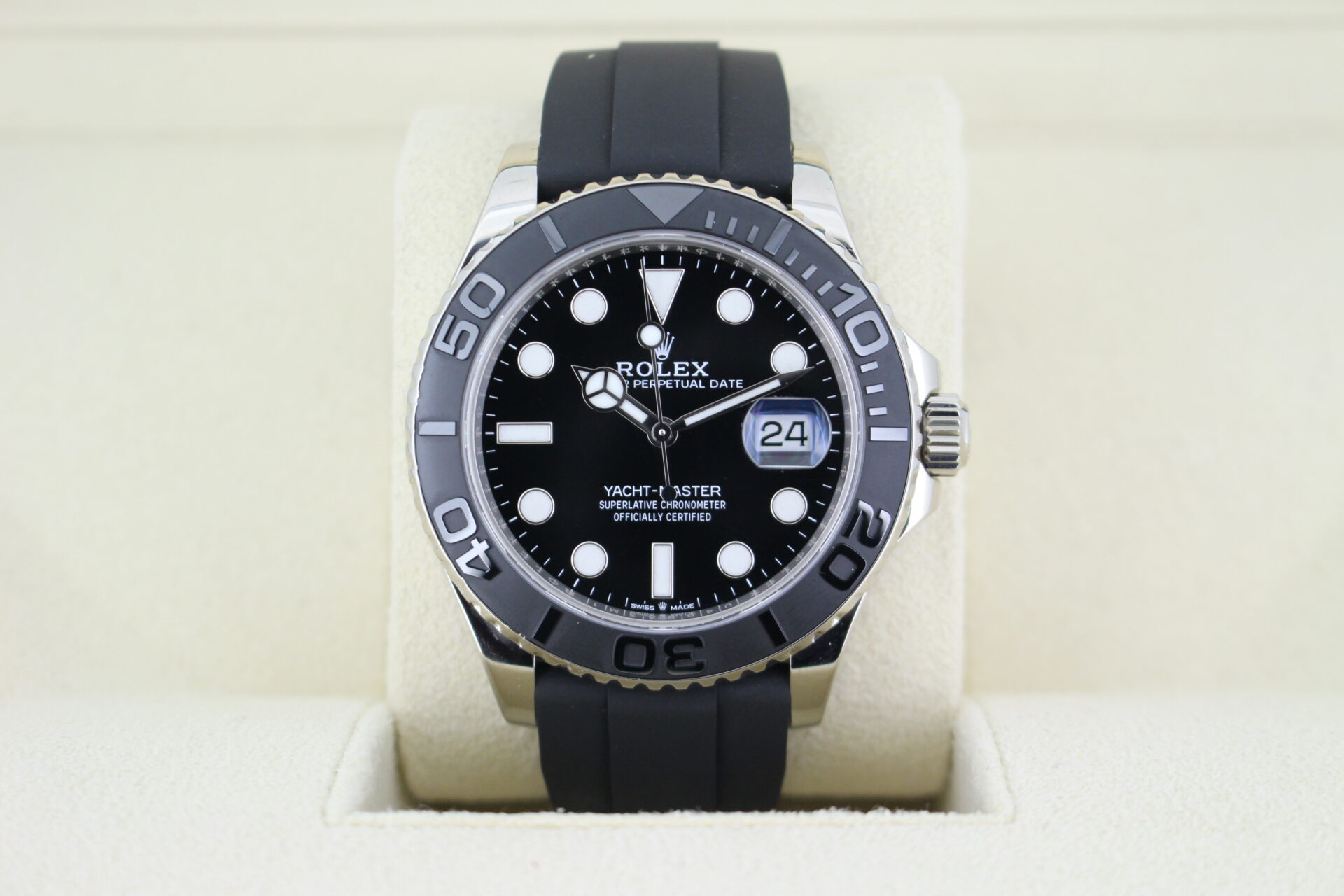 White Gold Rolex Watch Yacht Master