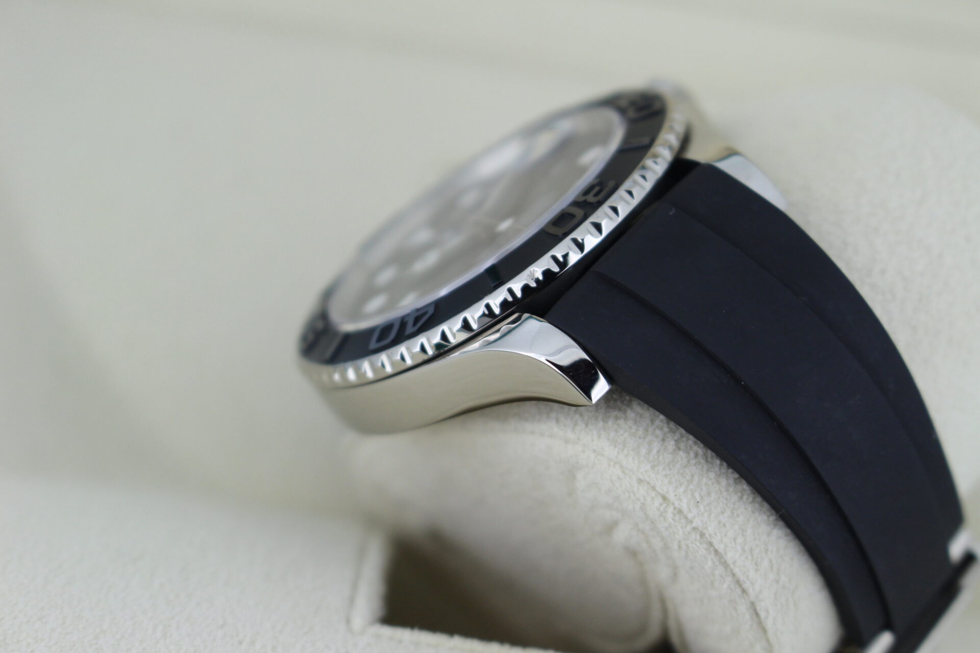 Rolex White Gold watch and oysterflex bracelet