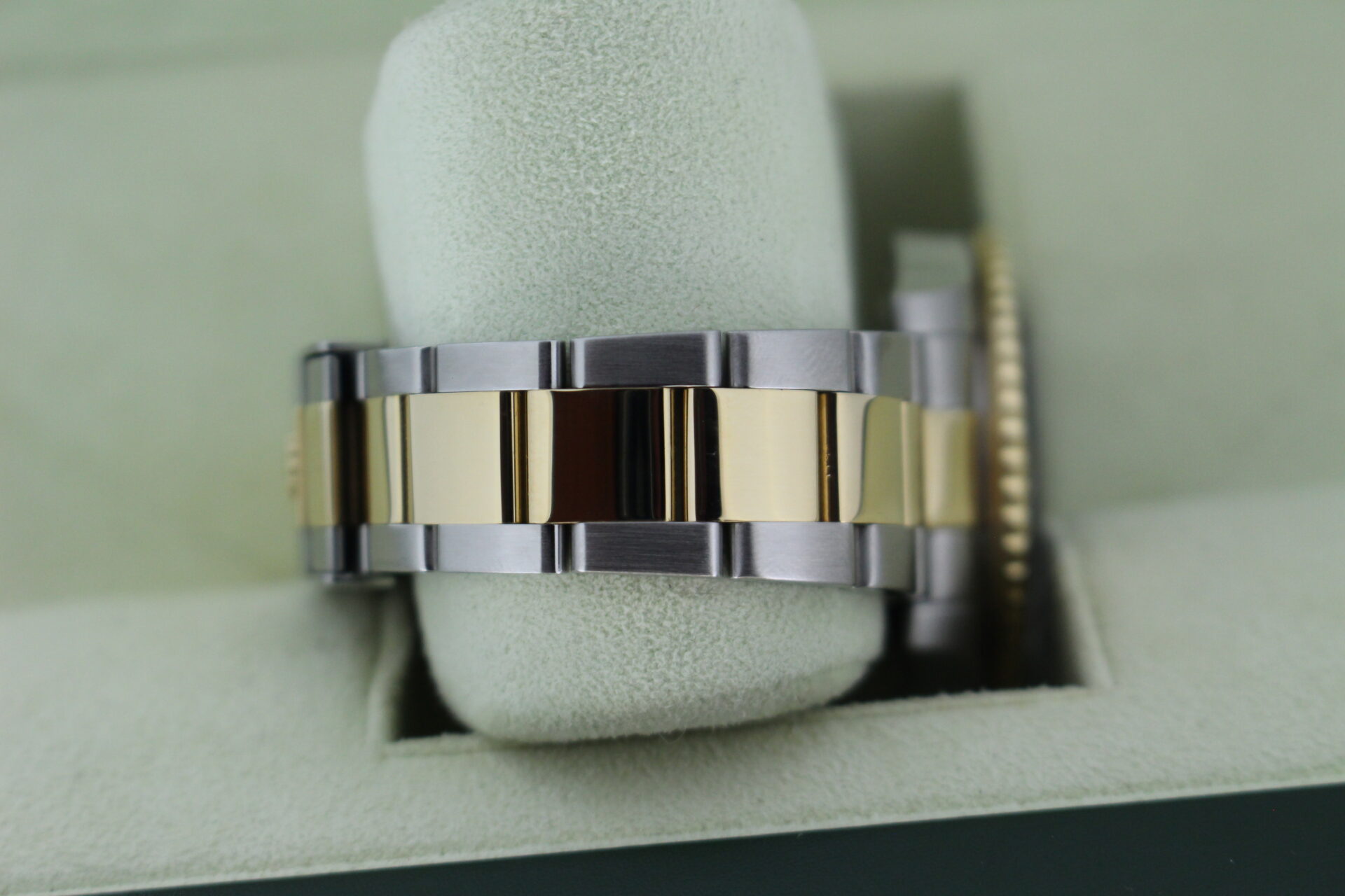 Rolex stainless steel and 18ct yellow gold oyster bracelet