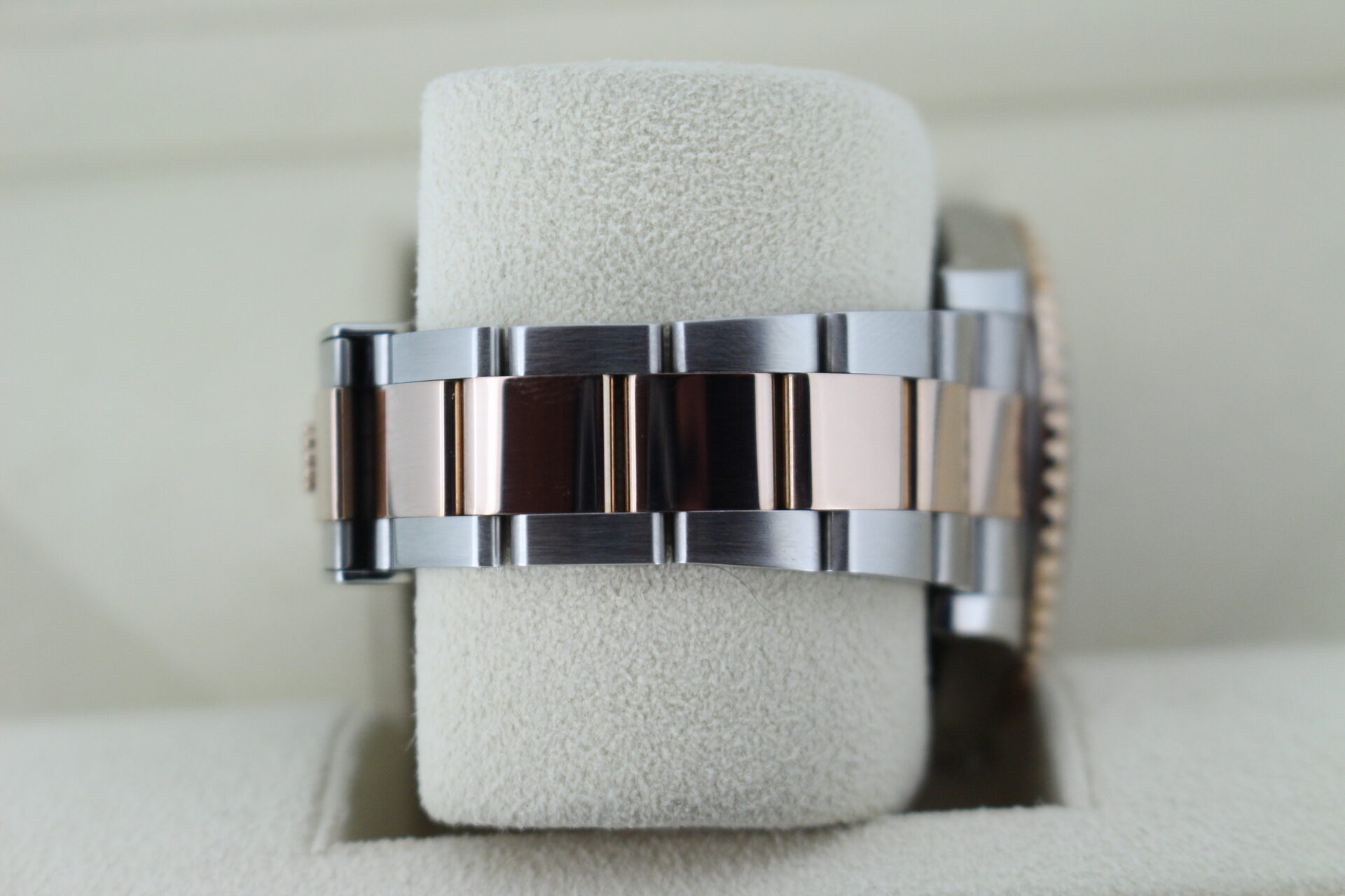 Rolex oyster bracelet in stainless steel and rose gold