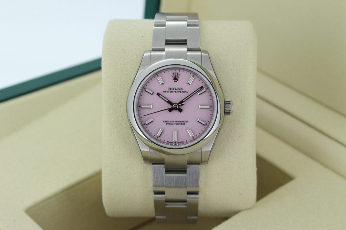 Rolex Oyster Perpetual 31mm Candy 277200 turned in its box