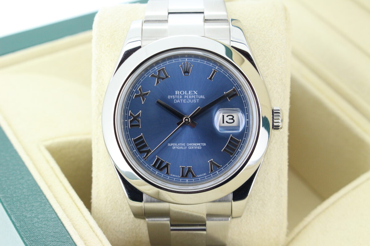 Rolex Datejust 31mm 116300 Blue Azzurro turned