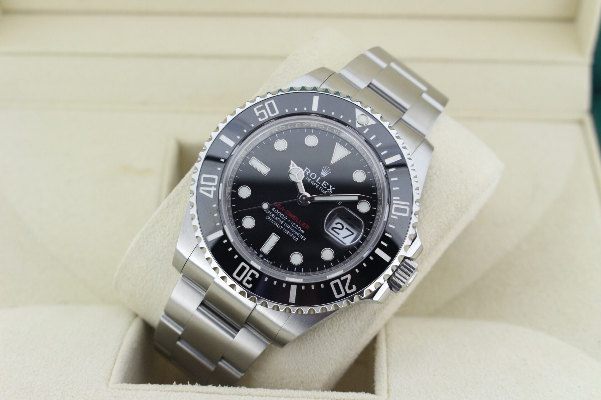 Rolex Sea-Dweller 126600 50th anniversary edition tilted