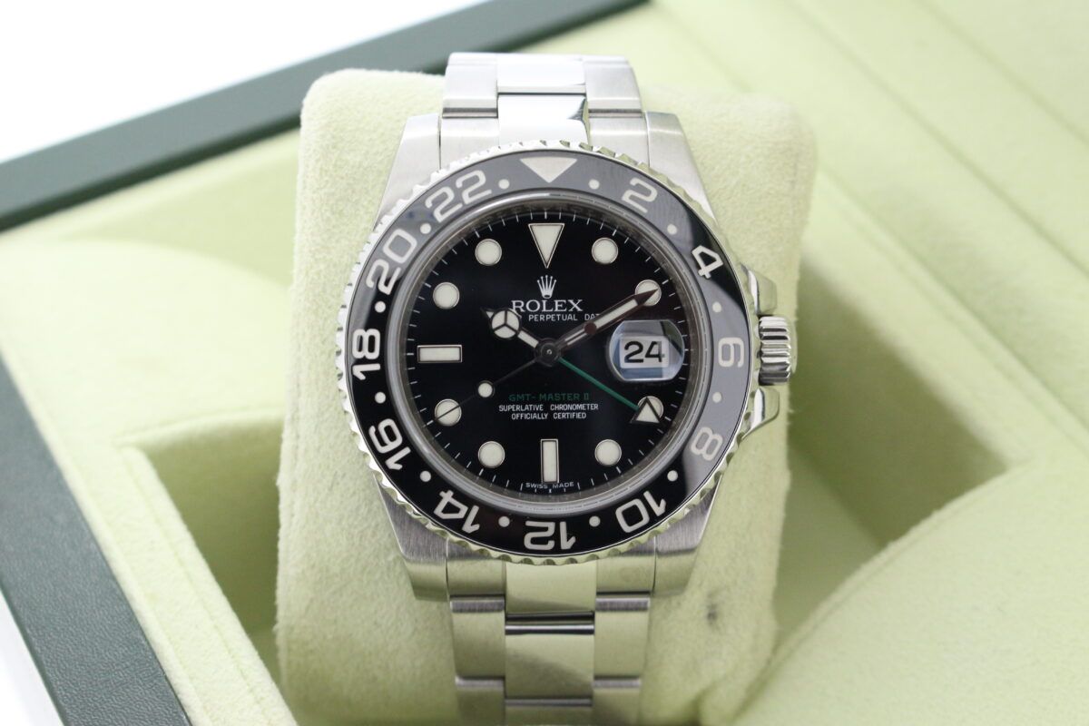 Rolex GMT Master II Black 116710LN turned