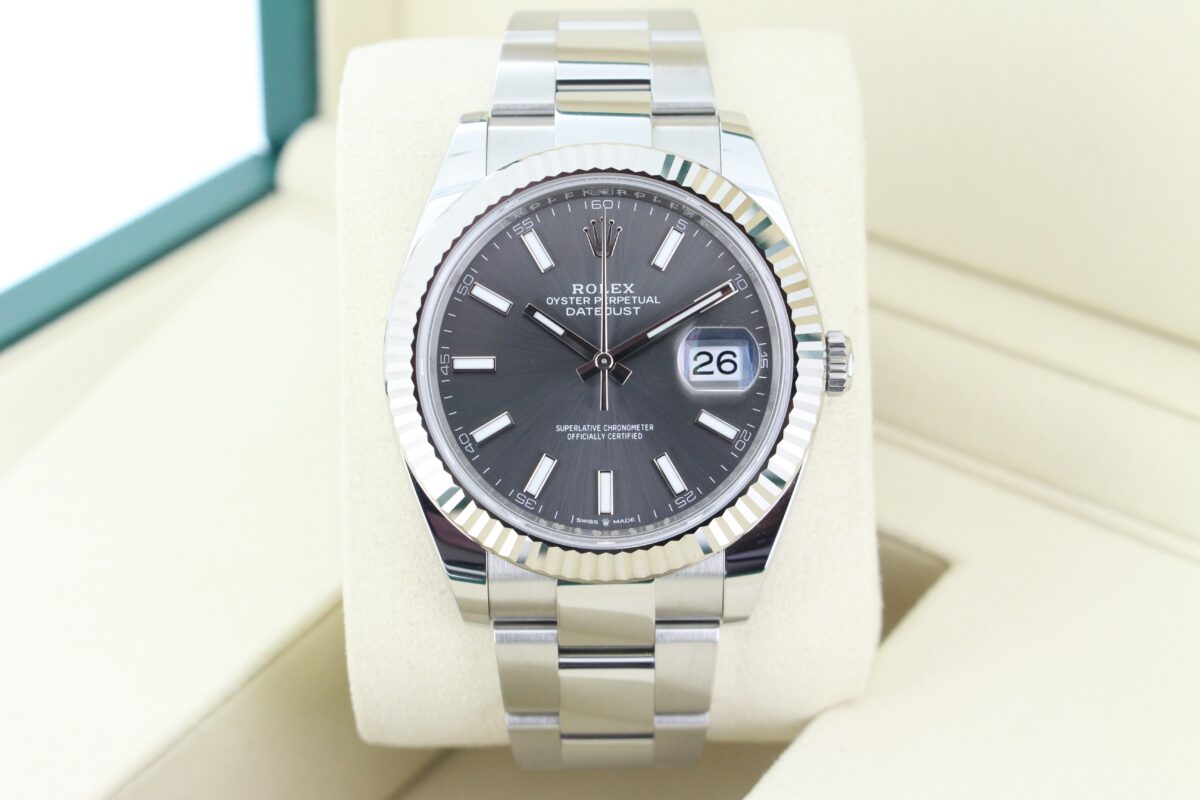 Rolex Datejust 41 Slate Grey 126334 turned